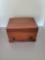 WOOD JEWELRY BOX WITH INSERT