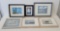 LOT OF 6 FRAMED PIECES