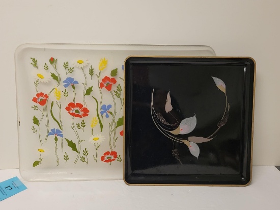 2 MIXED SERVING TRAYS
