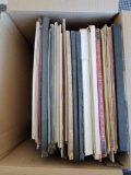 BOXED LOT OF RECORDS