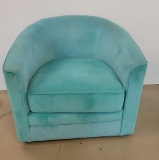 BLUE ARMED CHAIR