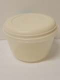 PLASTIC RUBBERMAID BOWL AND LID