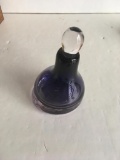 HAND BLOWN GLASS PERFUME BOTTLE