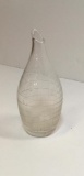 VINTAGE SWIRL GLASS VASE