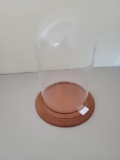 GLASS DISPLAY DOME WITH BASE