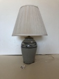 SALT GLAZE STYLED POTTERY LAMP