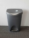 TALL KITCHEN TOE PEDAL TRASH CAN