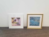 2 FRAMED PRINTS