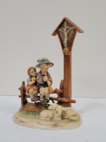 HUMMEL - BROTHER & SISTER RELIGIOUS SCENE