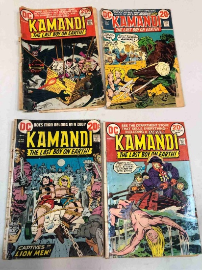4 EDITIONS OF DC'S KAMANDI THE LAST BOY ON EARTH