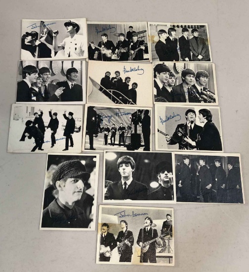 SET 2 OF 3 BEATLES TRADING CARDS