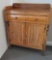 VINTAGE PINE SIDEBOARD WITH DRAWERS & CABINET