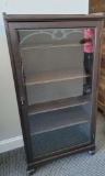 GLASS FRONT BOOKCASE