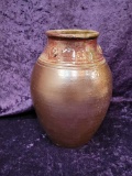 LARGE POTTERY VASE BY VERNON OWENS - JUGTOWN WARE