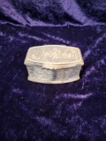 HANDCRAFTED GENUINE INCOLAY STONE TRINKET BOX