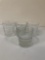 SET OF 4 HEAVY CRYSTAL LOWBALL GLASSES