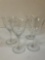 4 BACCARAT ZURICH CRYSTAL WINE GLASSES