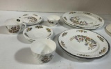 SET OF 2 AYNSLEY CHINA COTTAGE GARDEN COLLECTION
