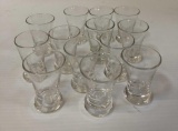 13 COLONIAL WILLIAMSBURG REPRODUCTION TAVERN GLASS