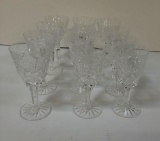 12 WATERFORD CRYSTAL WATER GOBLETS