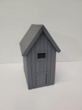 HANDMADE WOODEN BLUE HOUSE