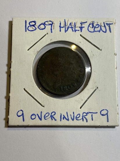 1809 HALF CENT