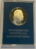 FRANKLIN MINT - PRES INAUGURATION MEDAL