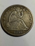 1859-O SEATED LIBERTY HALF DOLLAR