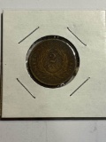 1868 TWO CENT PIECE