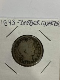 1893 BARBER QUARTER