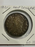 1831 HALF DOLLAR - VERY NICE COIN