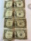 FOUR $1.00 SILVER CERTIFICATES