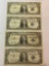 FOUR $1.00 SILVER CERTIFICATES