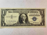 CRISP $1.00 SILVER CERT - 1957 SERIES