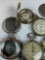 25+ POCKET WATCH CASES - AND MOVEMENTS