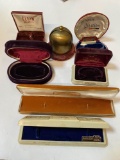 GROUP OF SEVEN VINTAGE DISPLAY BOXES