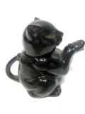 BLACK CAT TEA POT