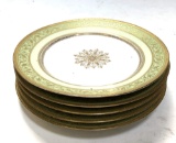 WM GUERIN & CO LIMOGES PLATES SET OF 6