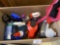 BOX OF HOUSEHOLD SUPPLIES
