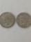 BEST - TWO 1922 PEACE DOLLARS