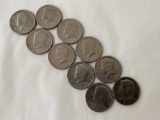 TEN 1971 JFK HALVES