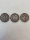 GOOD - 3 MORGANS - ALL MINT 