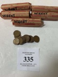 5 PLUS ROLLS OF UNSEARCHED WHEAT PENNIES