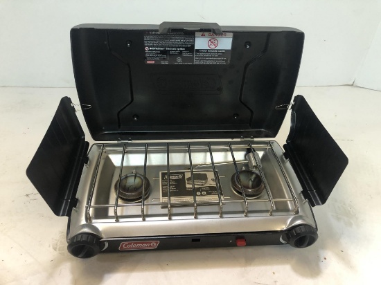 COLEMAN PROPANE CAMPING STOVE W ELECTRONIC IGNITOR