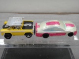 VINTAGE AURORA AFX YELLOW FORD BRONCO #3 SLOT CAR