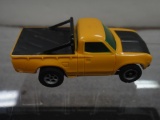 AFX Datsun Baja pickup slot car Mustard/black