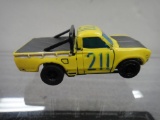 AFX Datsun Pickup Truck HO Slot Car #211 Yellow