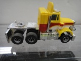 AFX  RED/YELLOW/WHITE PETERBILT SEMI TRUCK SLOTCAR