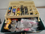 PLANO TACKLE  BOX OF HO SLOT CAR PARTS