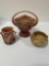 3 PIECE GROUP OF ROSEVILLE POTTERY